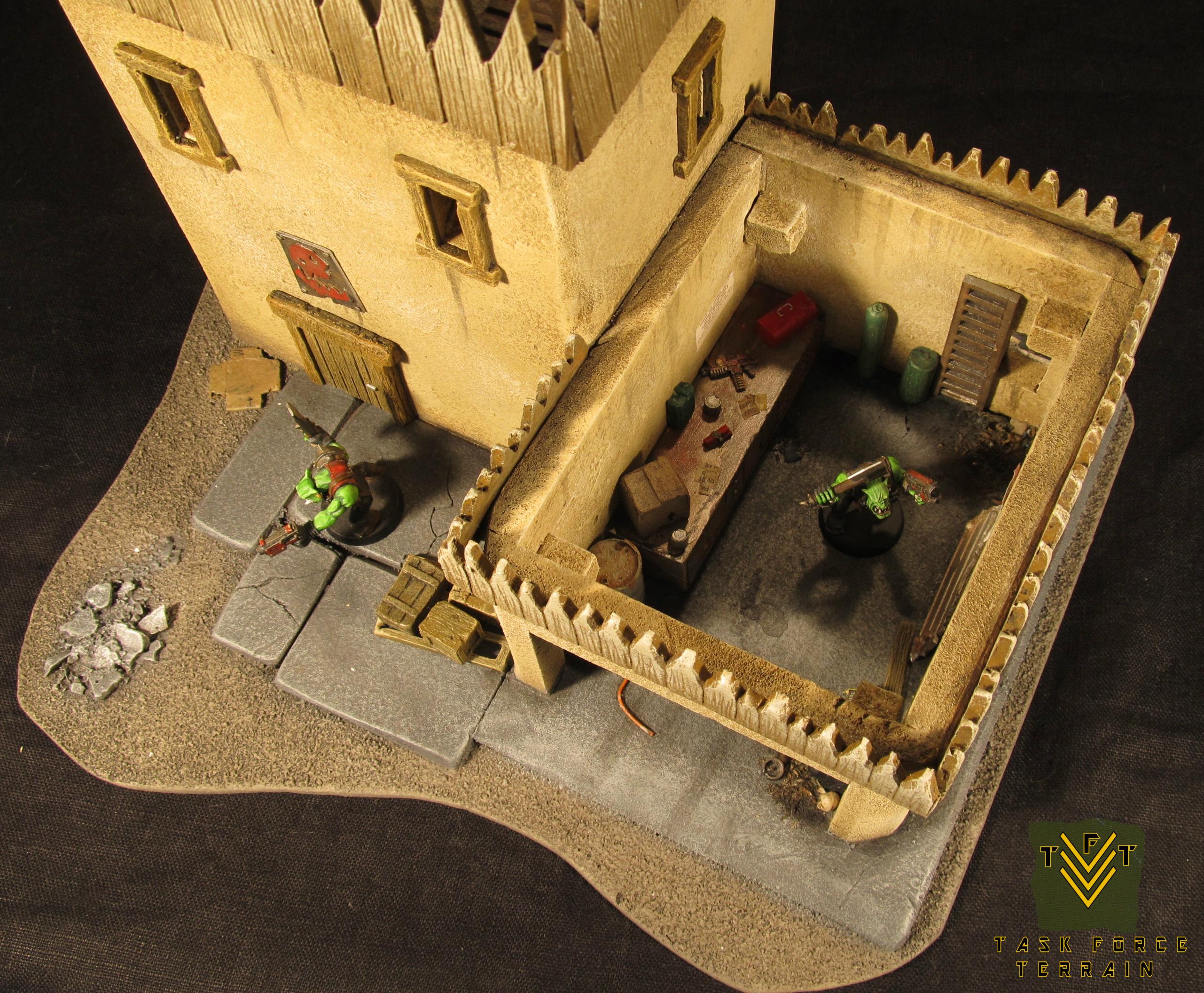Orks, Terrain, Warhammer 40,000 40K Ork removable roof Gallery